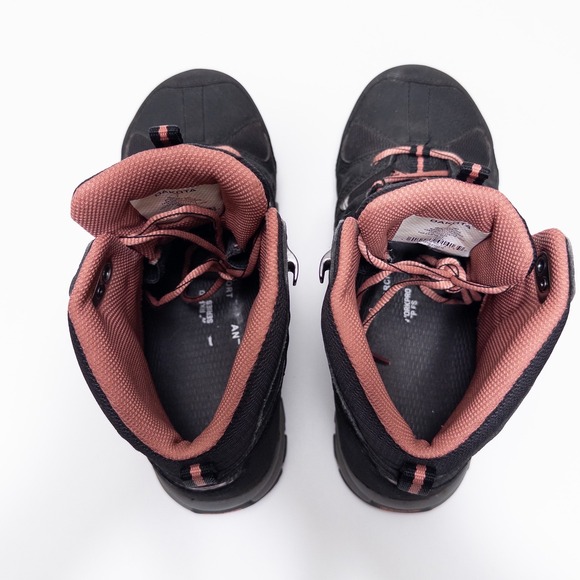 Dakota Work Pro Series Steel Toe Hiking Work Boots Women 7 Black Pink - Picture 5 of 17